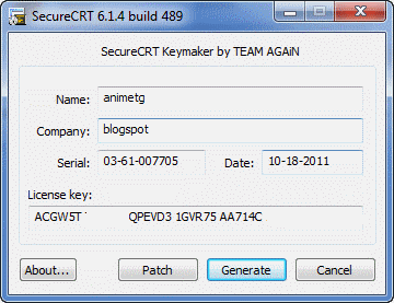 securecrt key